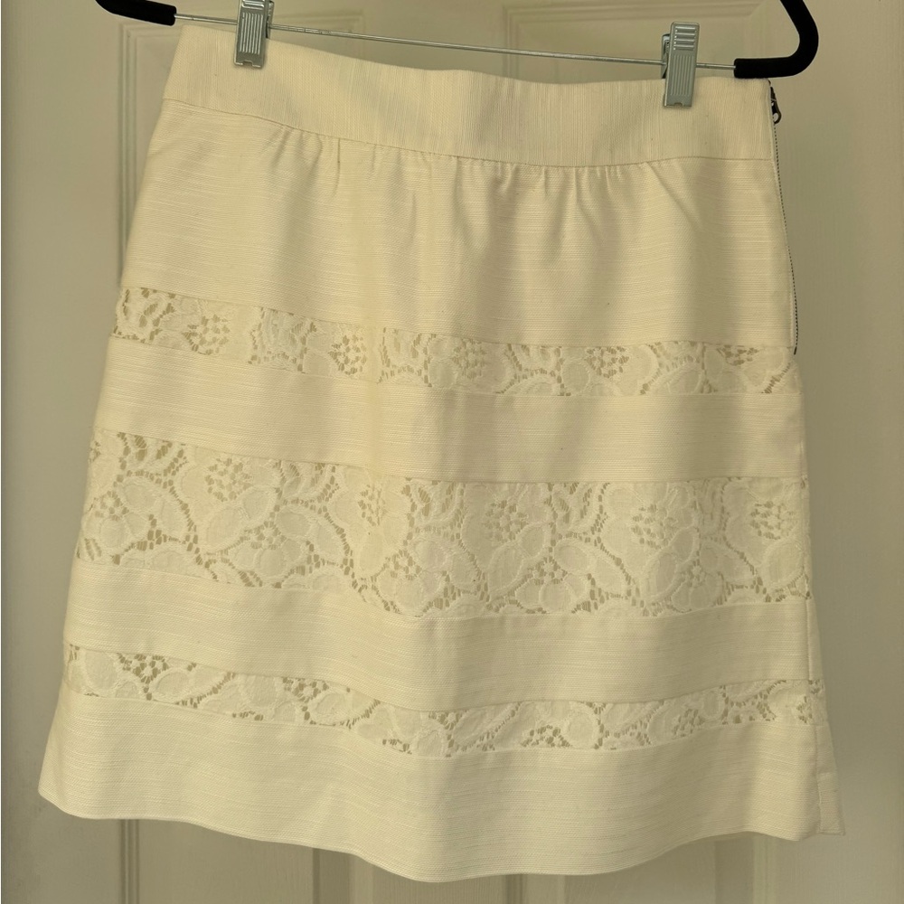 White/Cream Lace Skirt